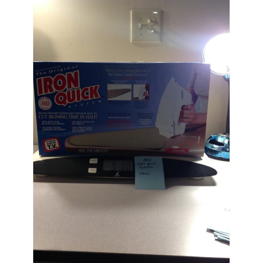 Iron Quick System Original Ironing Board Cover & Plate Cover As Seen On TV NEW